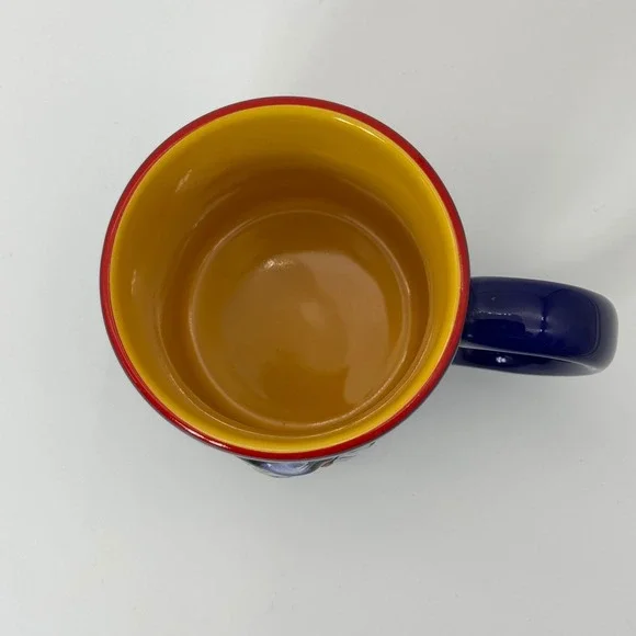 Walt Disney World Sorcerer Mickey Mouse Coffee Mug Blue 3D Made in Thailand - Picture 3 of 7